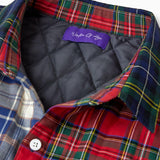 Patchwork Flannel Shirt Jacket- Multi