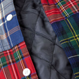 Patchwork Flannel Shirt Jacket- Multi