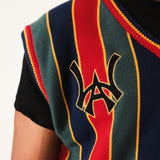 V-Neck Sweater Vest – Multicolor