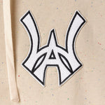 Close up of the WA logo